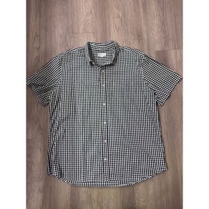 GAP Shirt Mens 2XL Standard Fit Button Up Cotton Blue/white dress casual